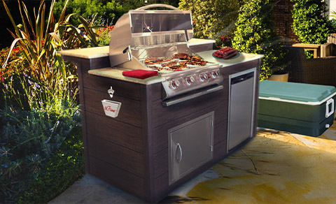 Outdoor BBQ Islands Grills Carts and Accessories for sale in San