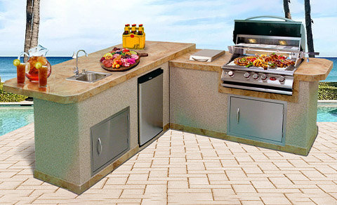 Outdoor BBQ Islands Grills Carts and Accessories for sale in San Marcos